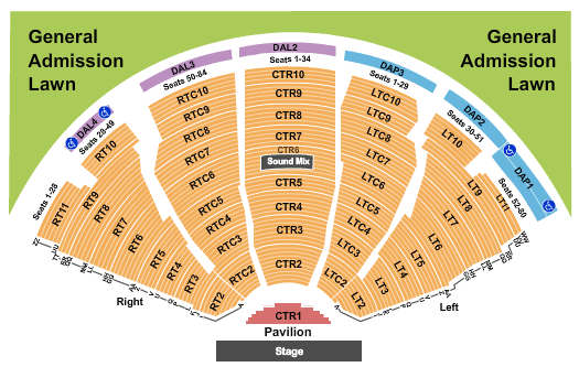 Pine Knob Music Theatre Rod Stewart Seating Chart